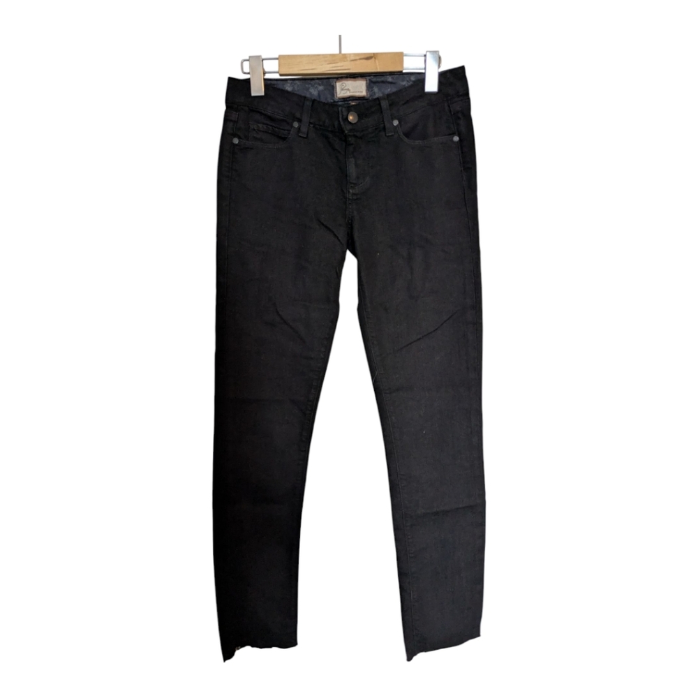 PAIGE Women's Skyline Black Skinny Jeans Size 26